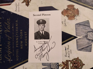 WWII ACE Capt. JOHN LUTHER MORGAN, USMC 8Vs VMF-213 KIA 1945 VERY RARE!