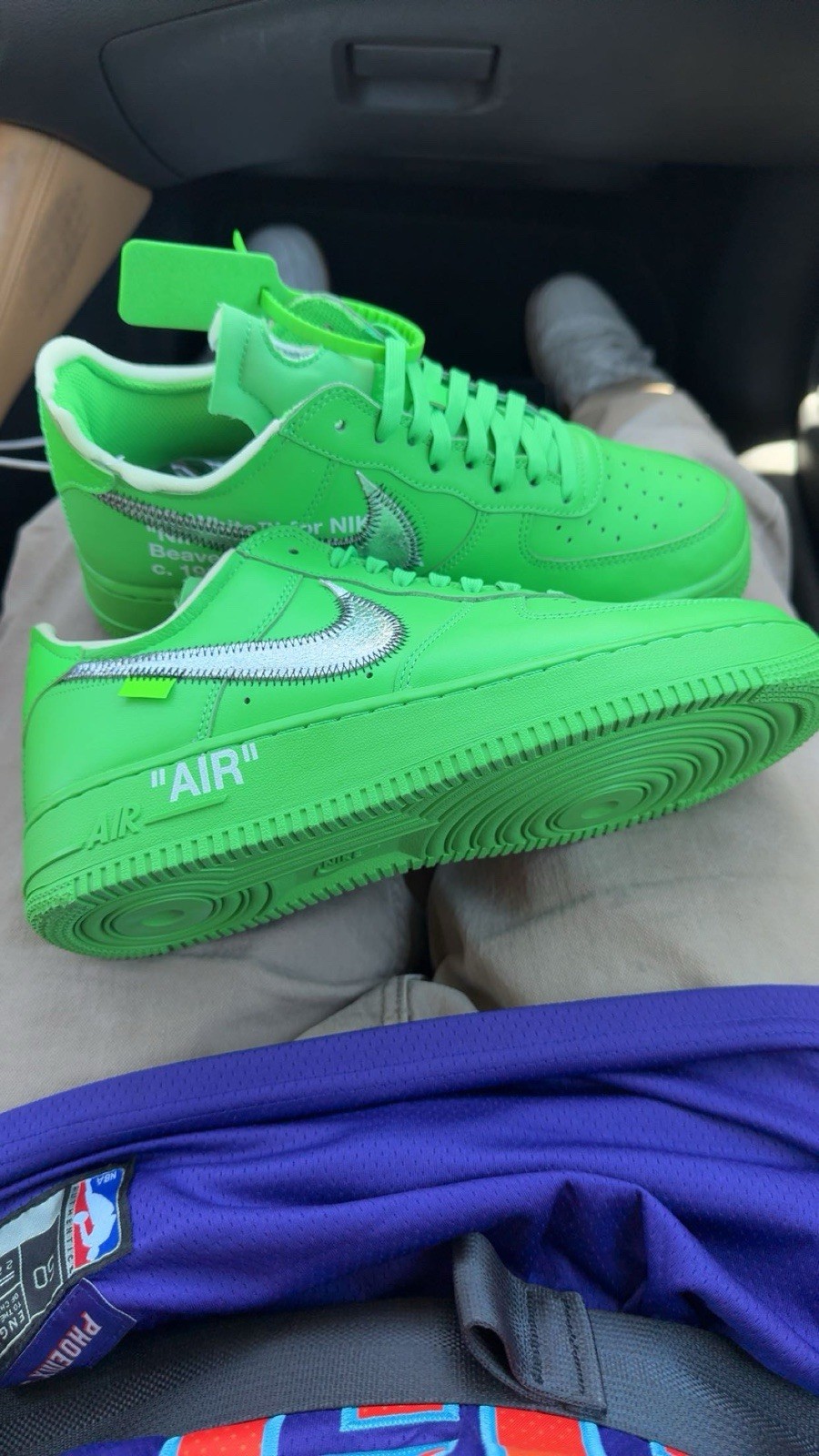 OFF WHITE X NIKE Taglia 8 5 Nike Air Force 1 Low x Off White Brooklyn