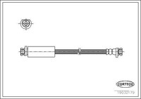 Corteco Bremsschlauch Vorderachse U.A. FüR Mg, Rover