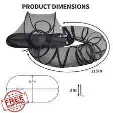 Rest-Eazzzy Outdoor Cat Enclosure Portable Tent Catio Playpen Tunnel Bag