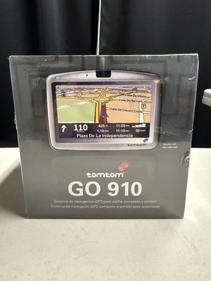 TomTom GO 910 Car GPS Navigator 20GB Hard Drive USA & Europe Maps New Sealed!