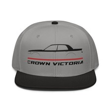 For Crown Victoria 1998-2012 Fans Panther Platform Snapback Hat Birthday Racing