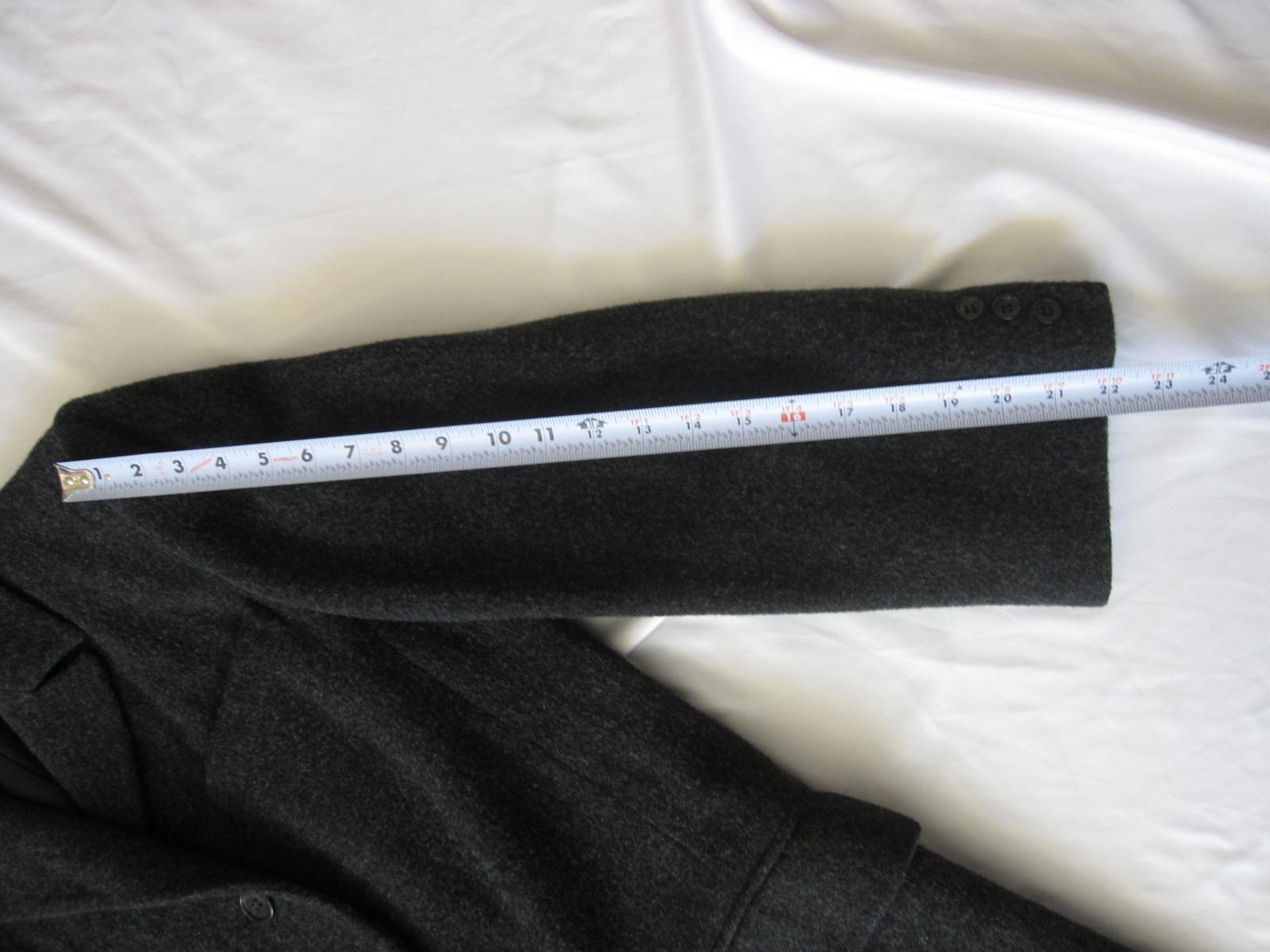 Y2K Calvin Klein Overcoat Women 100% Merino Wool Classic Sz 10(WJ89) Made in USA thumbnail 6