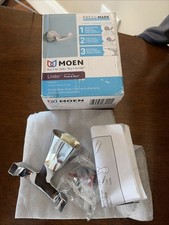 Moen Lindor with Press  Mark Double Robe Hook CHROME MY8703CH