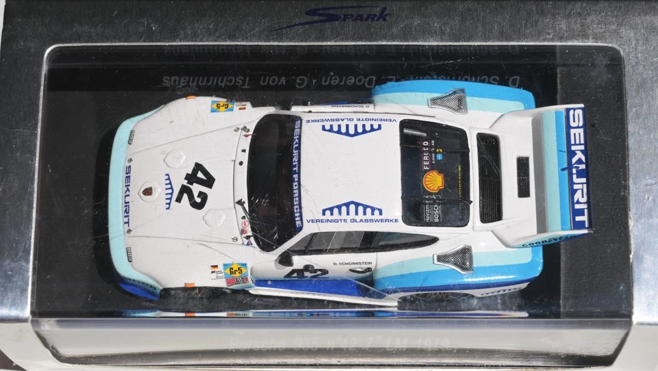 1/43 SPARK PORSCHE 935 SEKURITLE MANS 1979/ minichamps trofeu neo - Photo 2/3