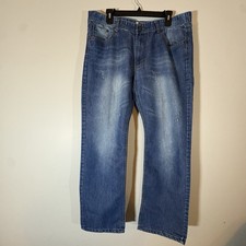 VTG United Denim of America Jeans Men's 38x30 Med Wash Stretch Straight EUC