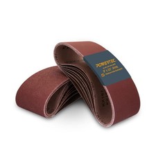 POWERTEC 3x21 Inch Sanding Belts 20 Pack Assorted Grit