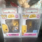 Funko Pop! PSA Graded Vaulted Exclusive Homer & Bart The Simpsons #1737 #1742