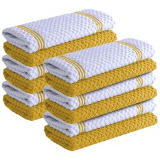 Premium Kitchen Towels - Pack of 12 100 Cotton Kitchen Hand Towels 15 x 25 I...