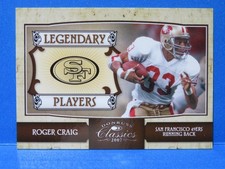 2007 Donruss CLASSICS LEGENDARY PLAYER SILVER Card #LP-18, 178/250, ROGER CRAIG