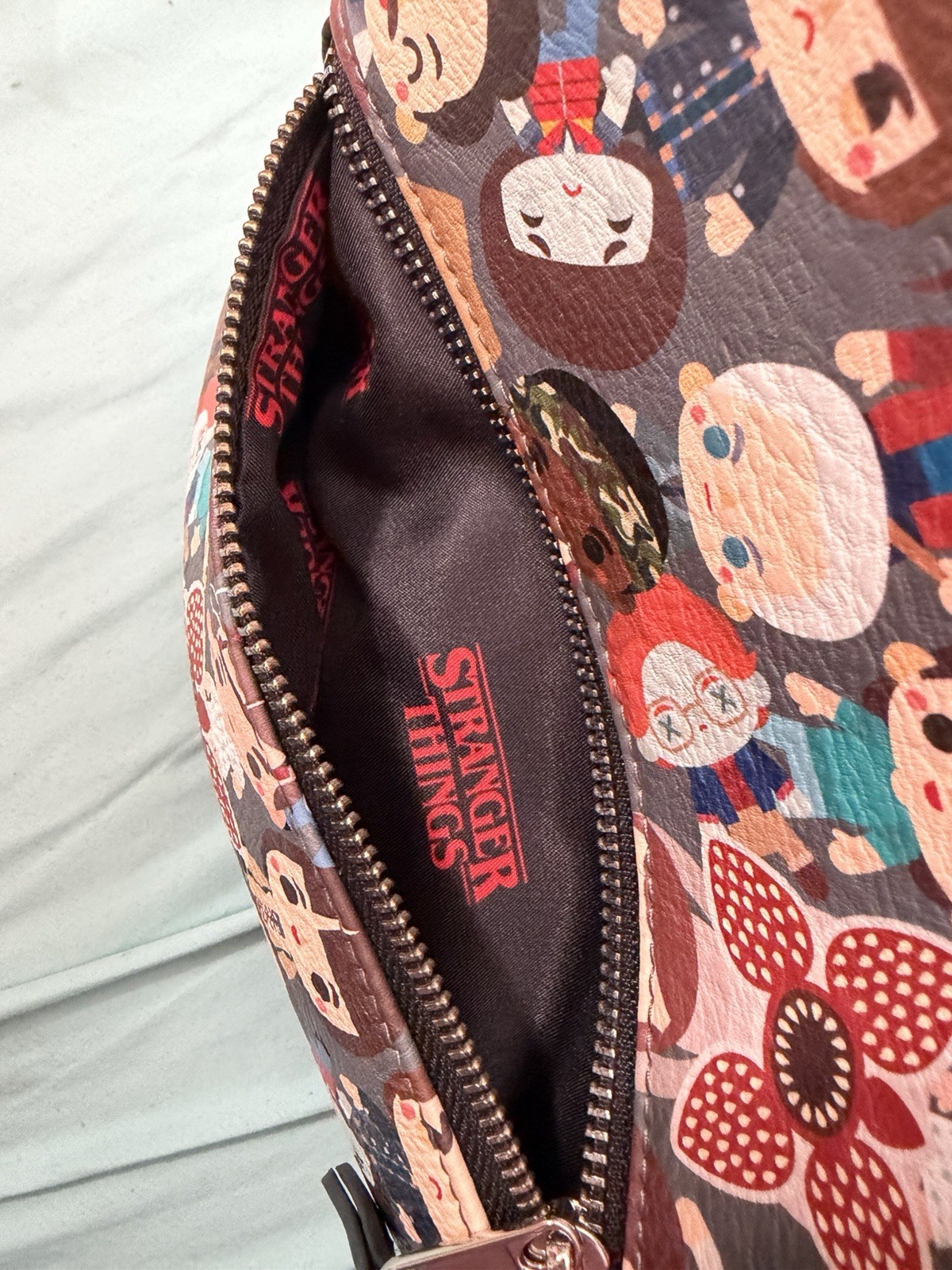 Loungefly Stranger Things Mini Backpack Chibi Cha… - image 4