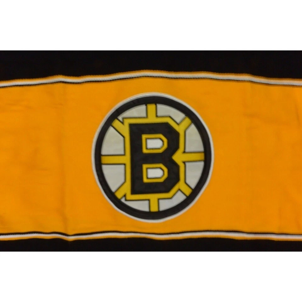 Boston Bruins NHL Negro Dorado Polar Manta Poncho Chal Pullover Foto 2 de 4