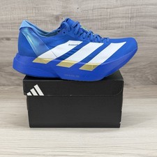 Adidas ADIZERO ADIOS PRO 4 Blue White Lime Burst JP6622 New Men's 11.5