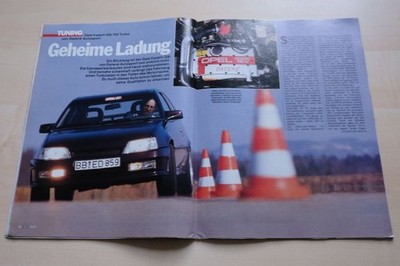 Rallye Racing 09/1990 Opel Kadett E GSi 2.0 16V Turbo von Datene mit 210PS im TE
