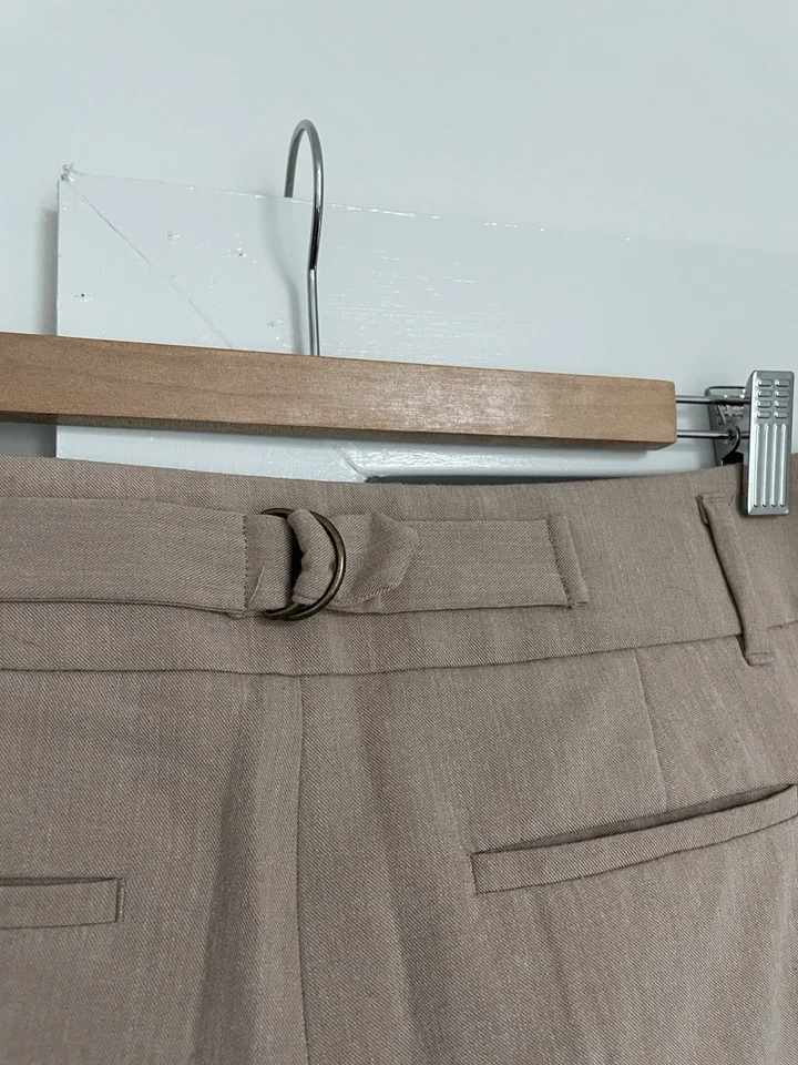 Ann Taylor LOFT Marisa Trouser Pants Women’s Size 4 Khaki Tan Career Work Dress - Image 4 of 4