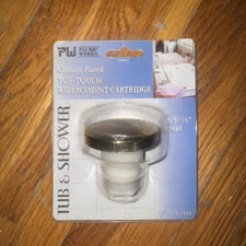 Plumb Works Toe Touch Replacement Cartridge 679-1480 Chrome Plated New Old Stock