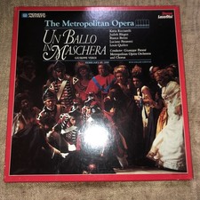 The Metropolitan Opera Verdi: Un Ballo in Maschera Laserdisc Box Set