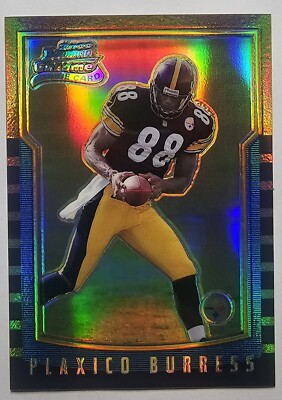 2000 Bowman Chrome Refractors 88/99 Plaxico Burress #174 Rookie RC STEELERS 