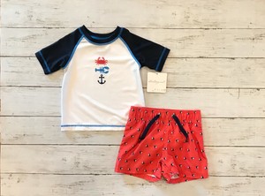 baby boy swim rash guard