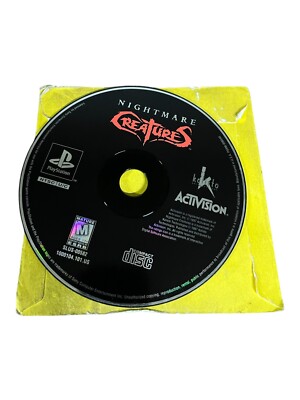 Sony PlayStation 1 PS1 Disc Only TESTED Nightmare Creatures 1997