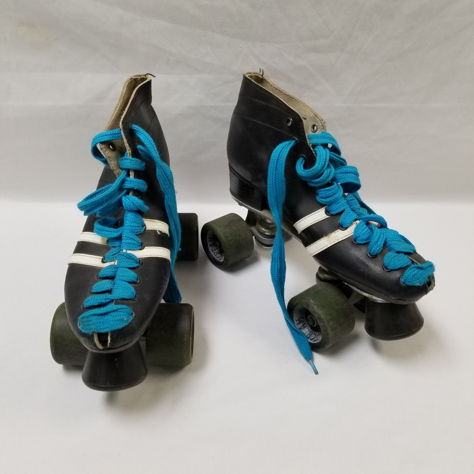 VINTAGE Roller Derby Skates Black With White Stripes Roller Skates Size EU 38 eBay