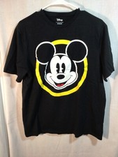Disney Mickey Mouse Black Medium Cotton T Shirt T15
