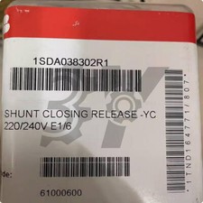 One NEW ABB 1SDA038302R1 Shunt Closing Release Supply