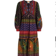 Farm Rio Women’s Forest Tapestry Midi Dress - Size S