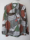 BNWOT JOSEPH RIBKOFF Sz 10 CARDIGAN ASYMMETRICAL COVER UP  PATCHWORK LOOSE KNIT