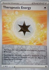 193/193 THERAPEUTIC ENERGY REVERSE HOLO PALDEA EVOLVED POKEMON CARD