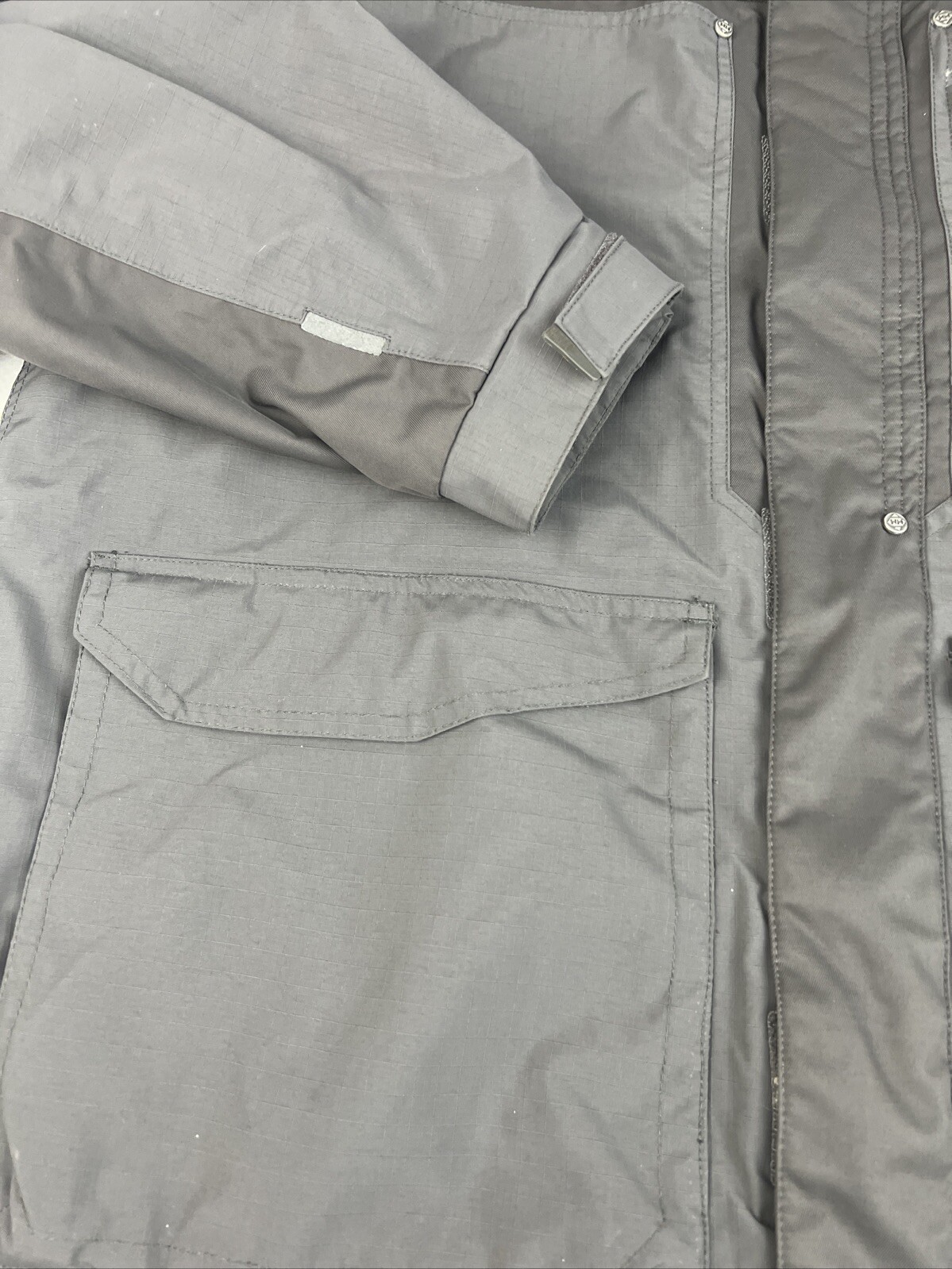 HELLY HANSEN TECH PERFORMANCE Gray Hooded Parka J… - image 5