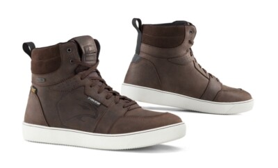 Falco Dagger Short Waterproof Motorcycle Boots - Brown