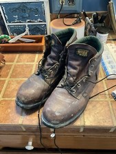 UFCW Work 1 One Steel Toe Work Boots Men's 11.5 EEE - MADE IN USA! Broken In