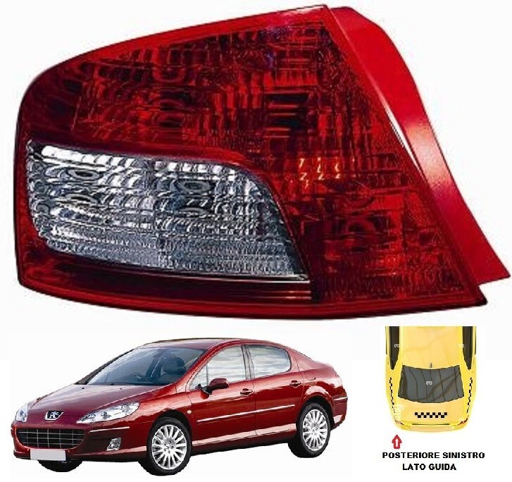 FANALE FANALINO POSTERIORE SX PEUGEOT 407 2008-2012 BERLINA NUOVO