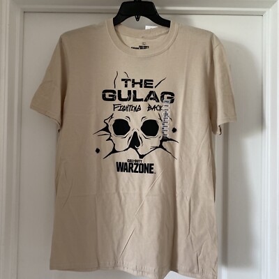 Call-Duty Warzone Men's L T-Shirt  The Gulag Fighting Back NWT