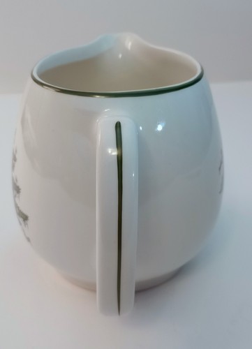 Vintage CUTHBERTSON England ORIGINAL CHRISTMAS TREE Pottery Pitcher 5" Tall - Picture 6 of 11