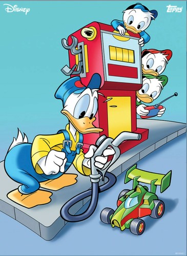 Disney Collect Topps - APRIL FOOLS' DAY SET W/AWARD - 8 Cards - GDL - Picture 9 of 11
