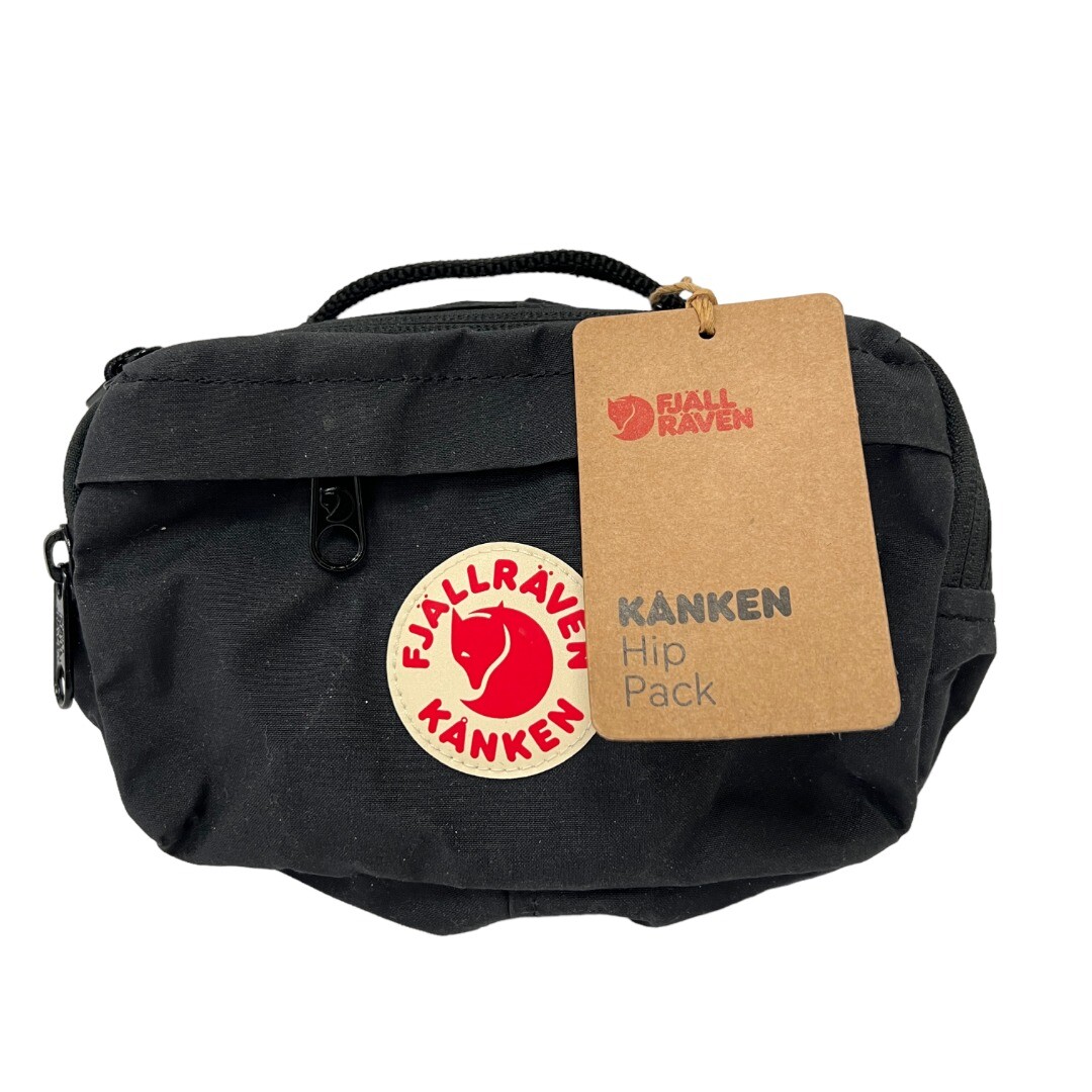 FJALLRAVEN KANKEN Nylon Black Graphite Hip/Bum Belt Bag NEW With Tags
