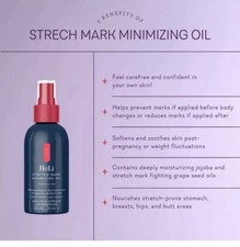 Pure Romance Heli Stretch Mark Minimizing Oil NEW Sealed 4 Oz New Packaging