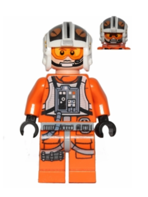 Lego Theron Nett 75032 Rebel Pilot X-wing Star Wars Minifigure | eBay