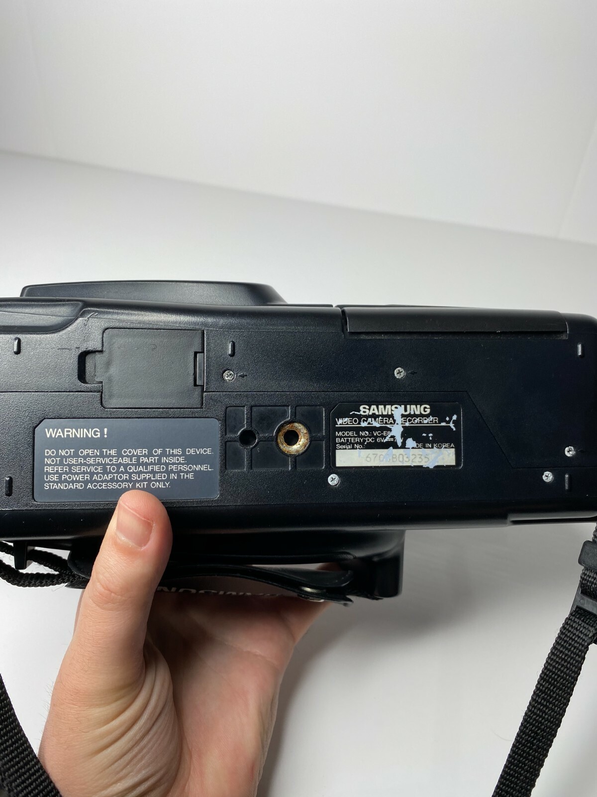 SAMSUNG VCE805P Video Camera *SPARES REPAIRS* w/ Charger, Batteries