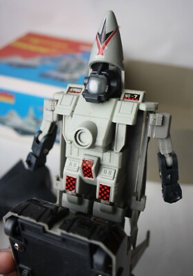 Robot Avion Yonezawa 1985 - Jouet Vintage Plastique - Occasion