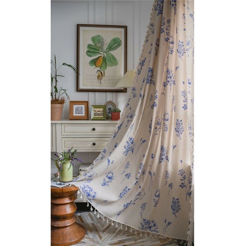 Printed Curtain for Living Room Bedroom Window Curtains Treatment Drapes Panels - Picture 8 of 37