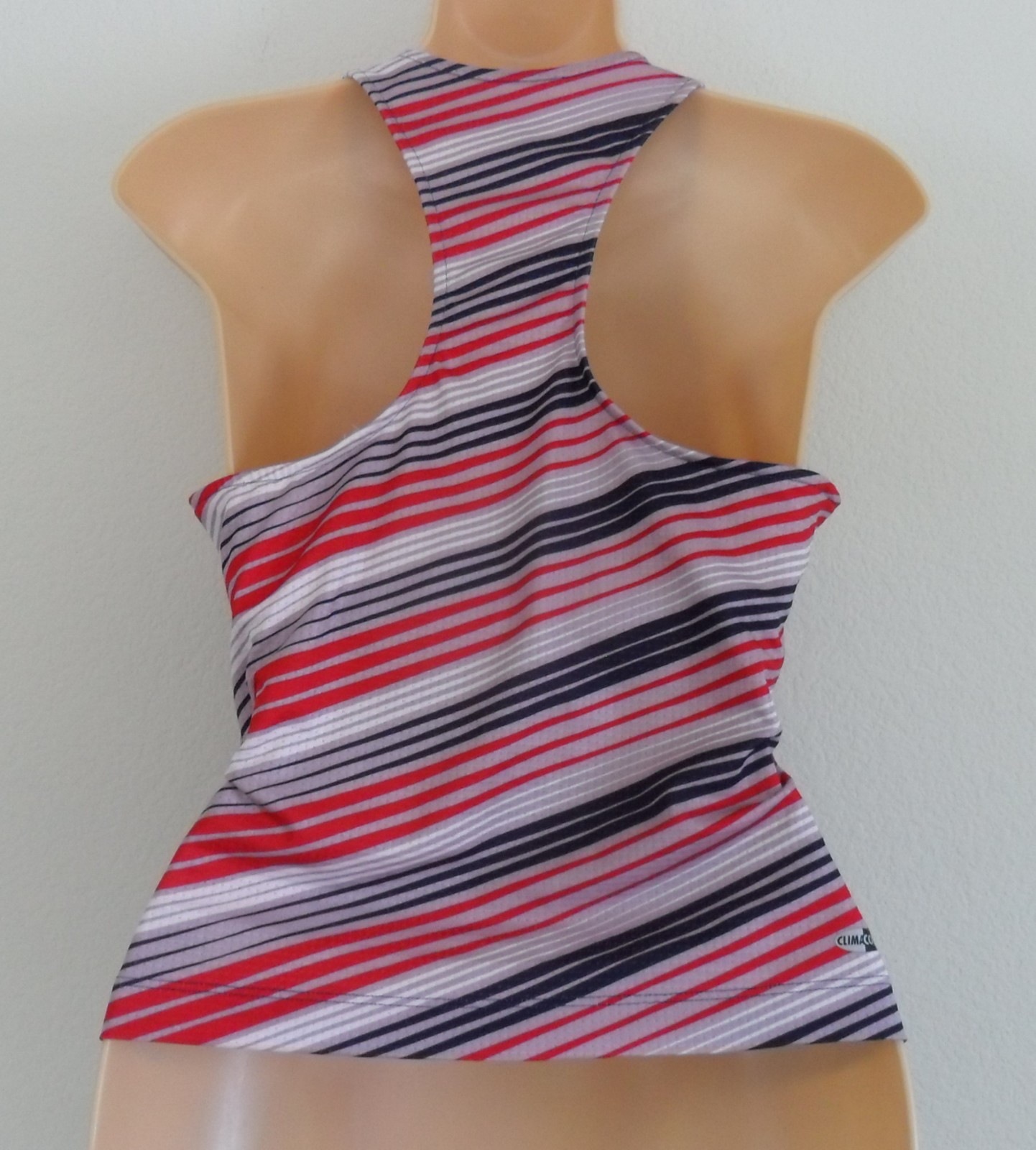 Adidas MESH PRINTED TANK dress Top Shirt Support Bra yoga gym Tennis Sz Med RARE image 6
