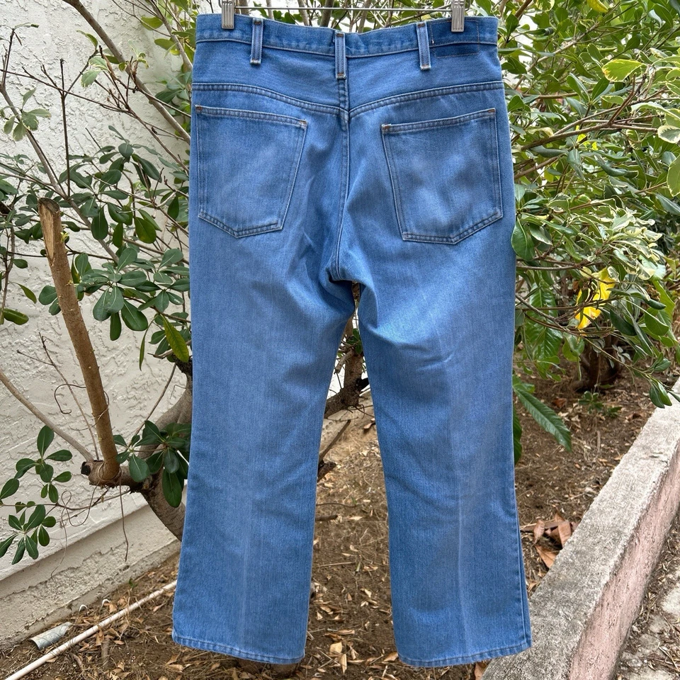 Pantalones de mezclilla vintage de los 90 JCPenney hechos en EE. UU. pierna recta lavados a la piedra 34x29 para hombre” Foto 4 de 4