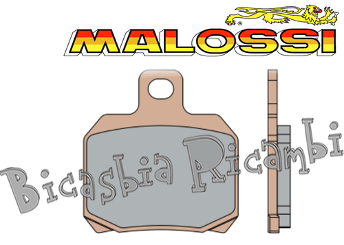 Kit De 2 Plaquettes De Frein Arrière MALOSSI Pour Yamaha Majesty Maxter 125 150 180 - Haute Performance