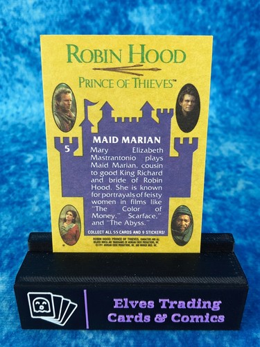 Robin Hood: Prince of Thieves Movie SINGLE Non-Sport Trading card by Topps 1991 - Picture 14 of 126
