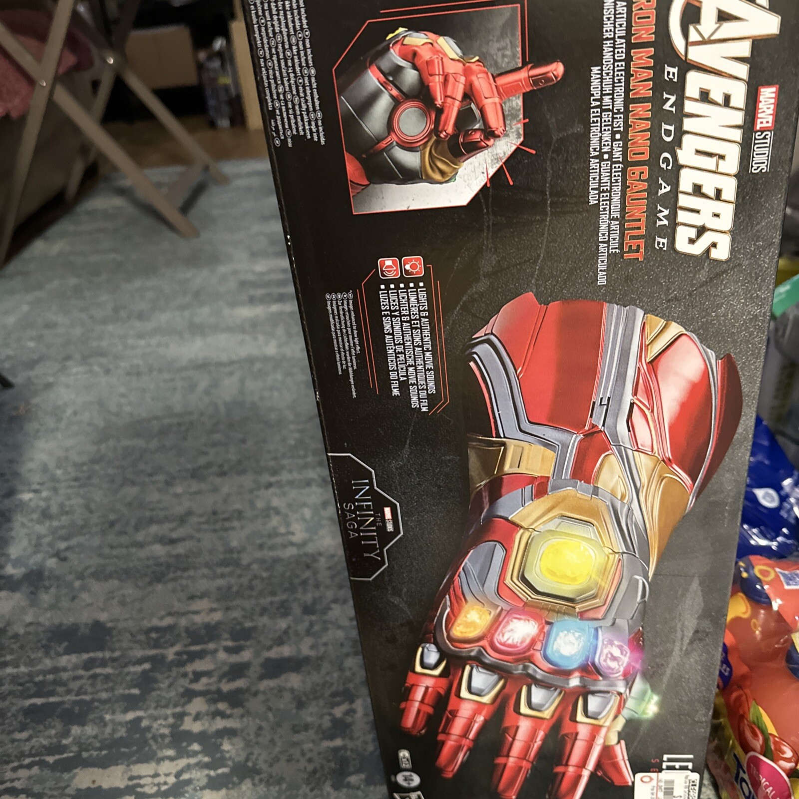 Marvel Legends Series Avengers: Endgame Iron Man Nano Gauntlet New In Box  NICE!