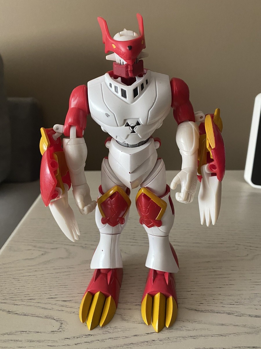 BANDAI デジモンペディウム 赤 1999年製 BEMEMORY デジモンアドベンチャー02 D-3 WHITE AND YELLOW Dim