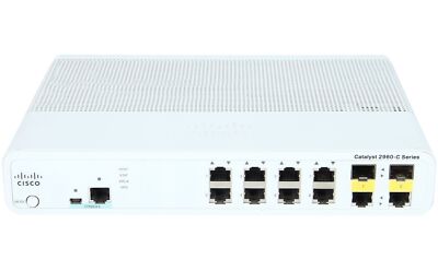 CISCO - WS-C2960C-8TC-L - Catalyst 2960C Switch 8 FE, 2 x Dual Uplink, Lan Base